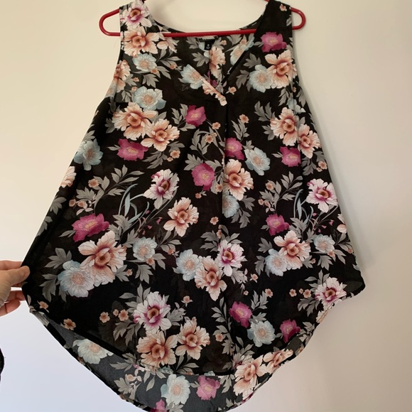 Torrid Women’s Flared Silky Sleeveless Top - Picture 3 of 4